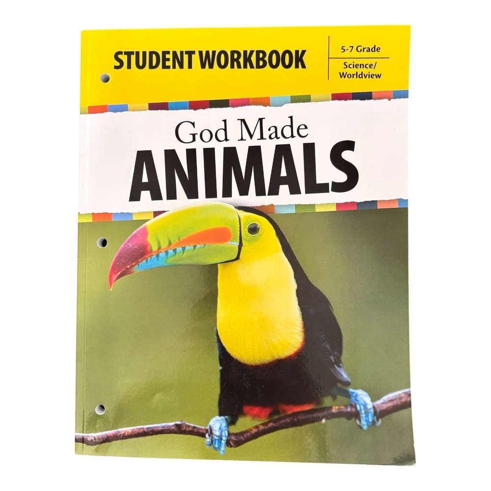 God Made Animals Student Workbook‎ Only Generations Curriculum 5-7 Grade